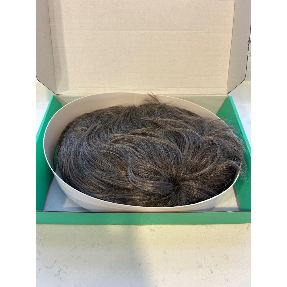 Wigsdo Short Layered Salt and‎ Pepper Grey Wig Color 51 Large JU24618